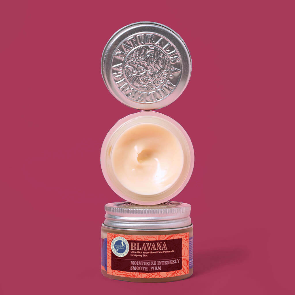 Blavana Ultra-Bogata Pomada Młodości do Twarzy dla Skóry Starzejącej Się (Blavana Ultra-Rich Youth-Boost Face Pommade for Ageing Skin)