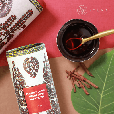 Manjish Blasku Pora Nocna Eliksir Do Twarzy (Manjish Glow Night Time Face Elixir)