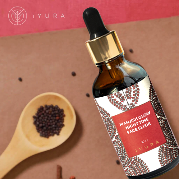 Manjish Blasku Pora Nocna Eliksir Do Twarzy (Manjish Glow Night Time Face Elixir)