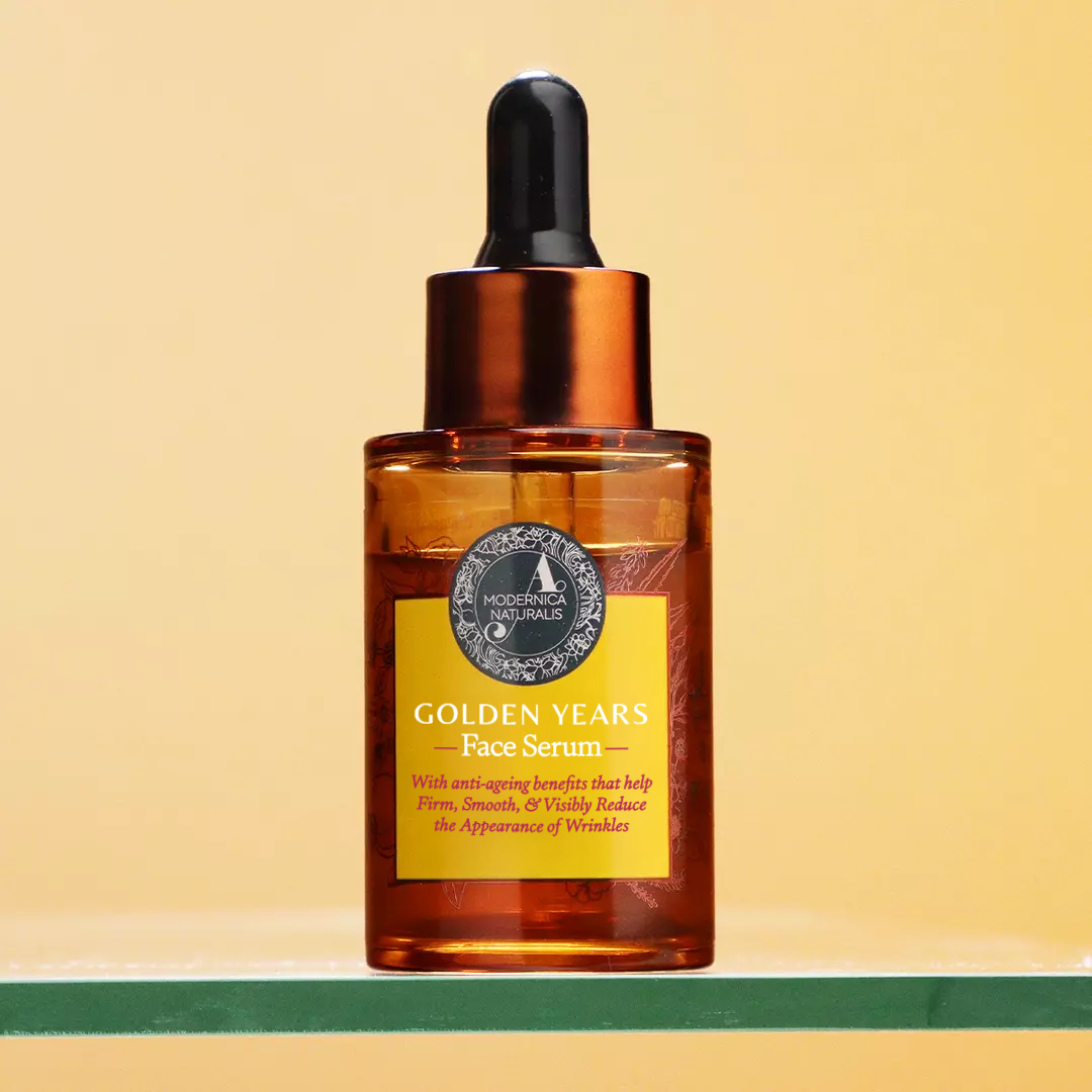 Golden Years Serum do Twarzy na przebarwienia starcze, dla czystej cery i gładkiej, wolnej od zmarszczek skóry (Golden Years Face Serum for Age Spots, Clear Complexion and Smooth, Wrinkle-Free Skin)