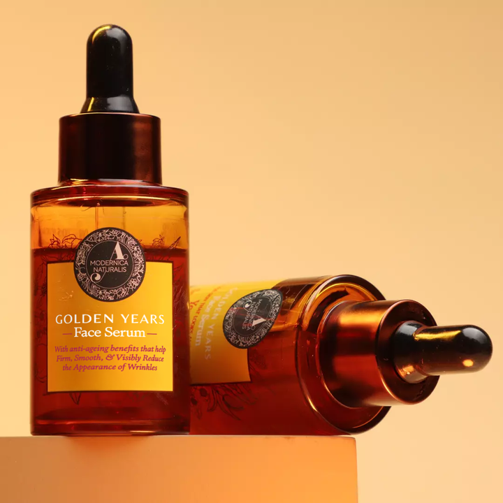 Golden Years Serum do Twarzy na przebarwienia starcze, dla czystej cery i gładkiej, wolnej od zmarszczek skóry (Golden Years Face Serum for Age Spots, Clear Complexion and Smooth, Wrinkle-Free Skin)