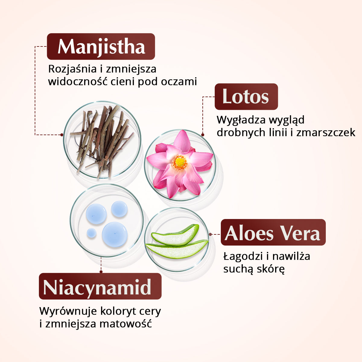 Rufolia PRO Periorbital Emulsja pod Oczy – Rozjaśnia, Łagodzi i Ujędrnia Okolice Oczu z Manjisthą, Aloesem, Niacynamidem i Kwasem Hialuronowym - Nową I Ulepszoną Formułą (Rufolia PRO Periorbital Eyemulsion - Eye Contour Cream)