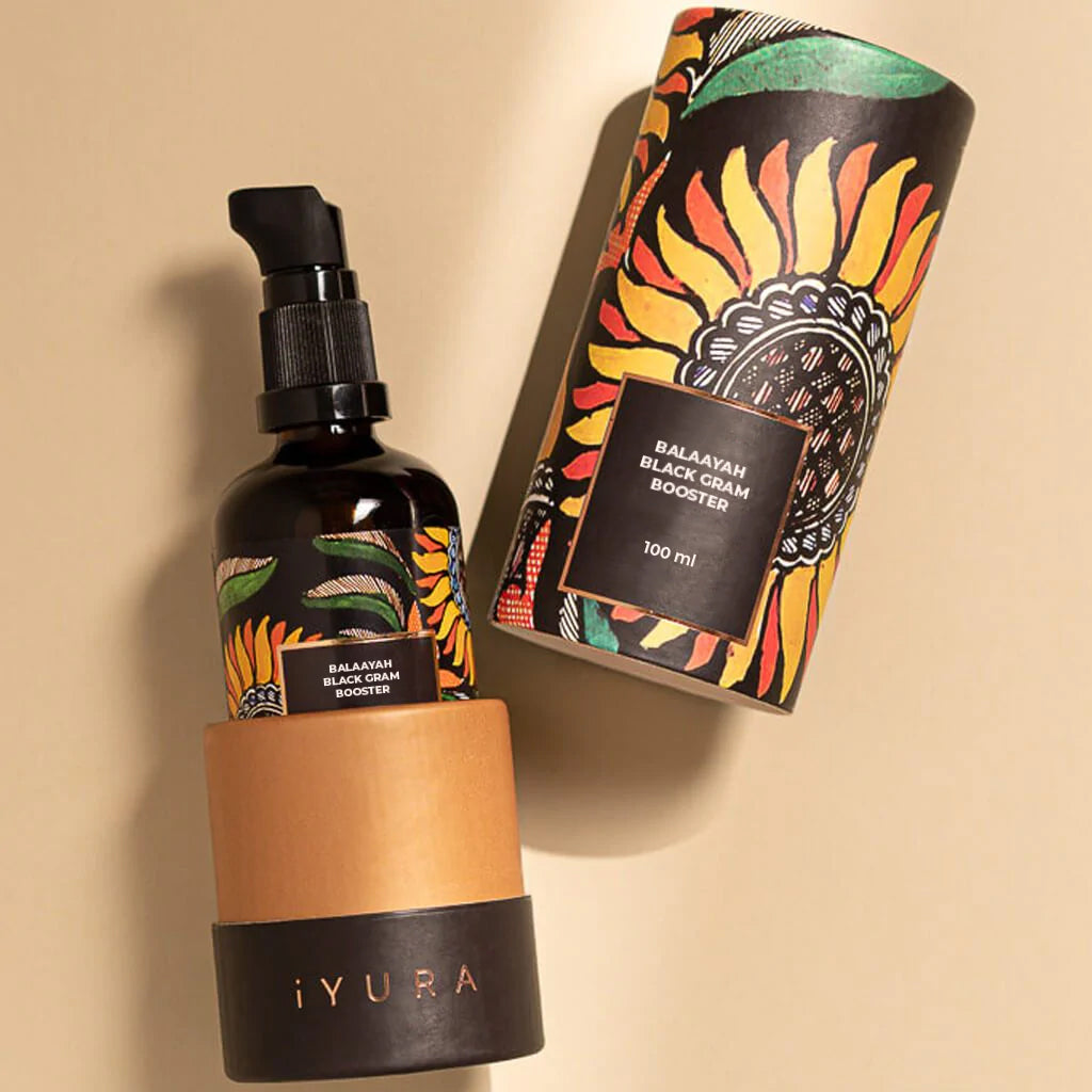 Balaayah wzmacniacz ciała olejek z czarną soczewicą- Zestaw 2 szt. (Balaayah Black Gram Body Booster-Pack of 2)