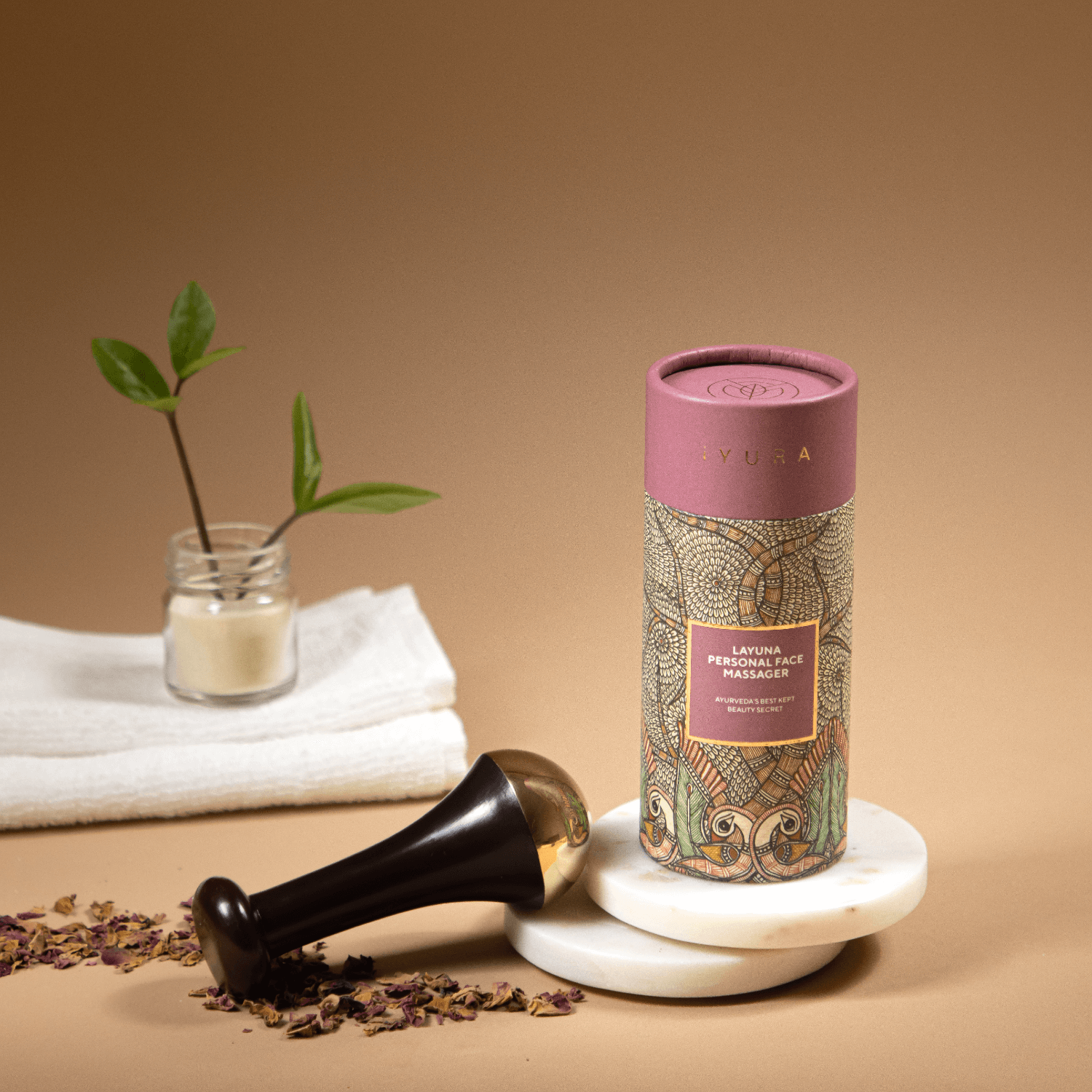 Layuna Osobisty Masażer do Twarzy - Najlepiej Strzeżony Sekret Urody Ajurwedy (Layuna Personal Face Massager- Ayurveda's best kept beauty secret)